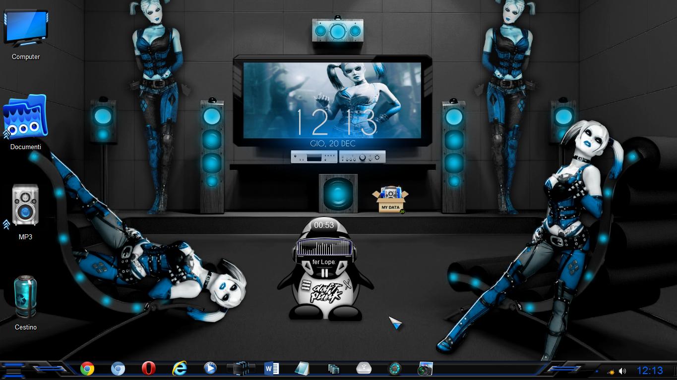 Daft Pank Tux Player